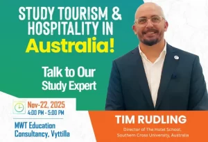 Study Tourism & Hotel Management in Australia — Meet the Official Delegate in Kochi