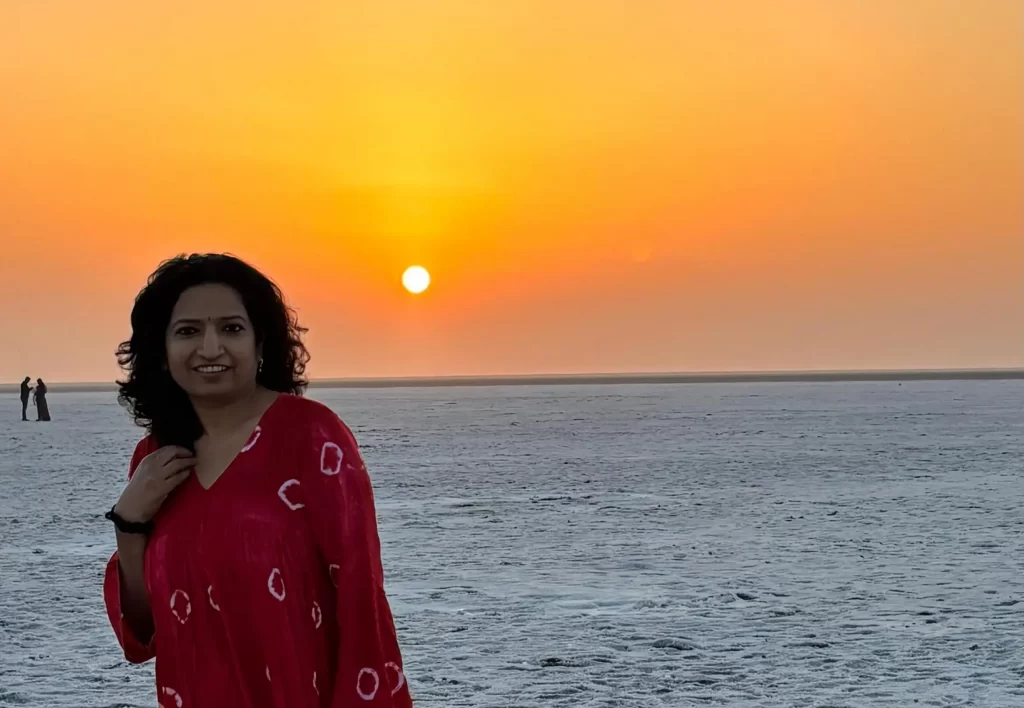 When the White Desert Glows Back at You