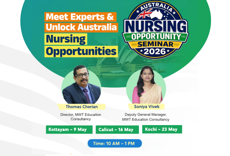 Australia Nursing Opportunities: MWT to Host Seminar Series for Nurses Across Kerala in May 2026