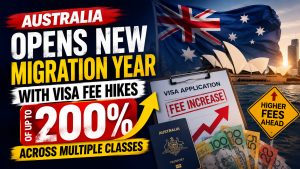 Australia Opens New Migration Year with Visa Fee Hikes of Up to 200% Across Multiple Classes