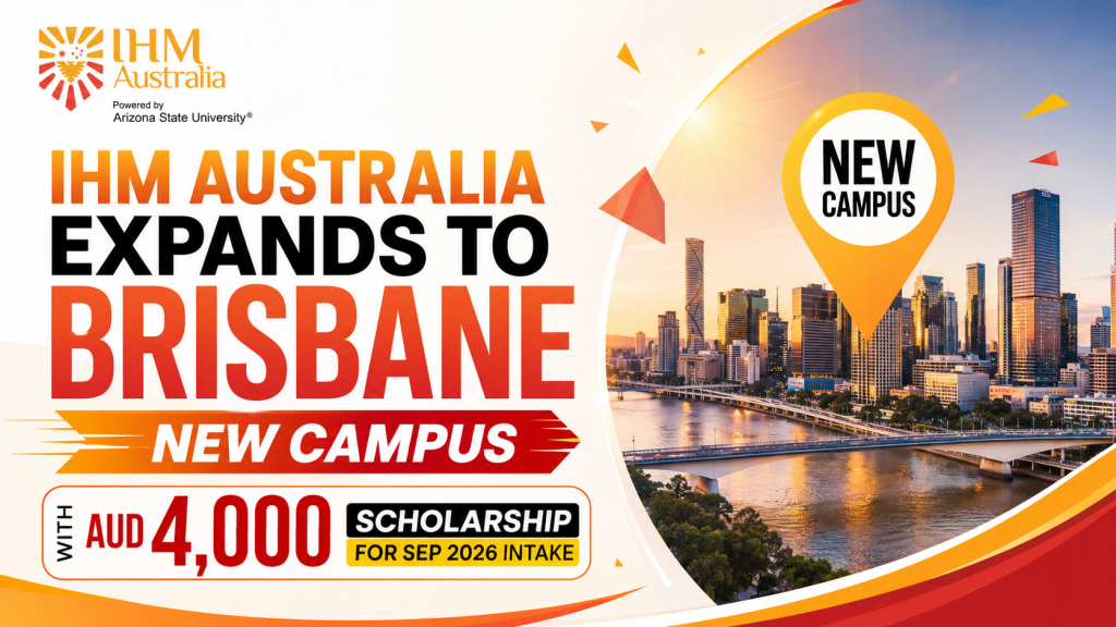 IHM Australia Expands to Brisbane with New Campus and AUD 4,000 Scholarship for September 2026 Intake 