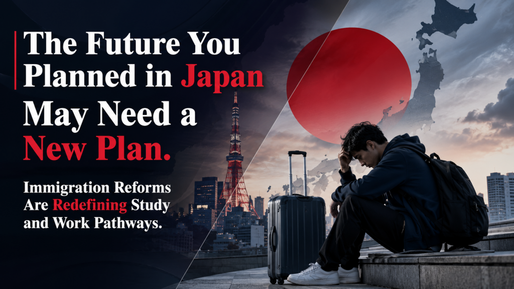 The Future You Planned in Japan May Need a New Plan. Immigration Reforms Are Redefining Study and Work Pathways