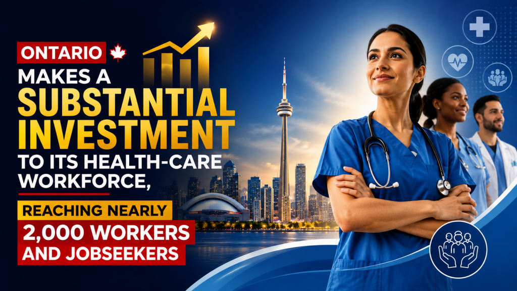 Ontario Makes a Substantial Investment to Its Health-Care Workforce, Reaching Nearly 2,000 Workers and Jobseekers 